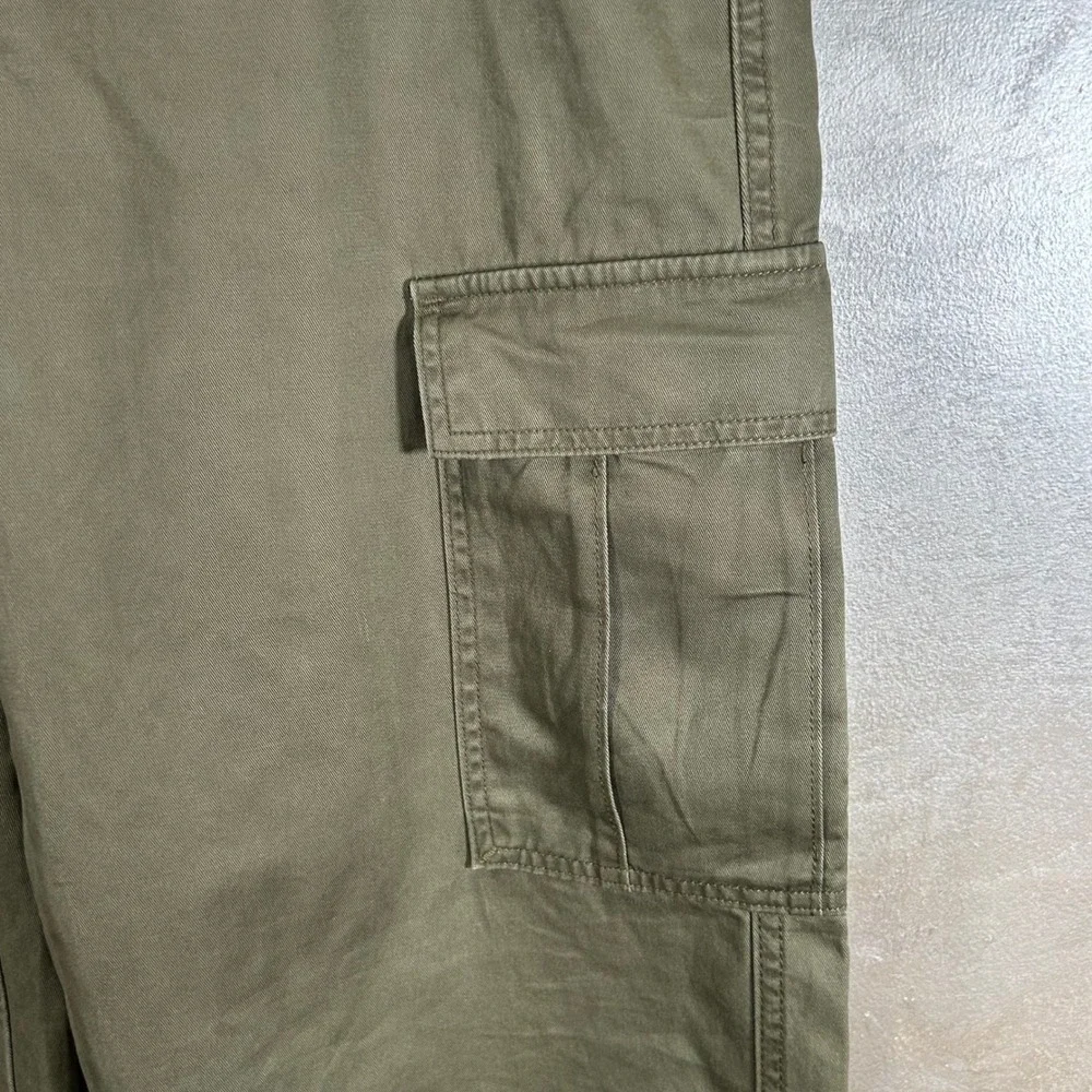 Levis 94 Baggy Cargo Pants Olive Green Cotton Utility Trousers 30x30 New